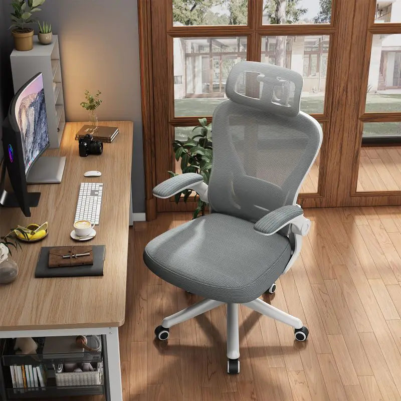 Ergonomic Black Swivel Office Chair